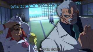 Garp Defeats Akainu and Becomes the New Leader of the Navy - One Piece