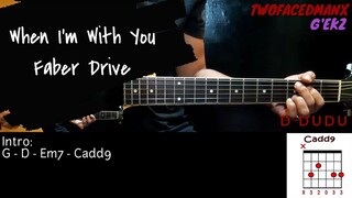 When I'm With You - Faber Drive (Guitar Cover With Lyrics & Chords)