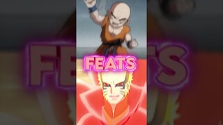 Krillin vs Naruto #anime #shorts #anime1v1