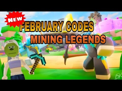 CODES in FEBRUARY 2021⛏️MINING LEGENDS⛏️