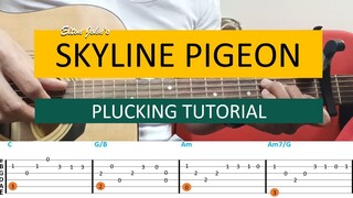 SKYLINE PIGEON (Plucking Tutorial - With Tabs) | Elton John