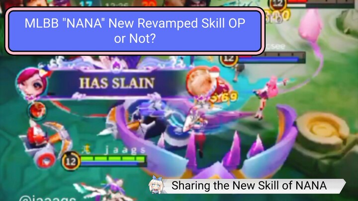 How Overpowered "NANA" will be, if her NEW SKILL will be Released in the Official Server? | Jaaags🤍