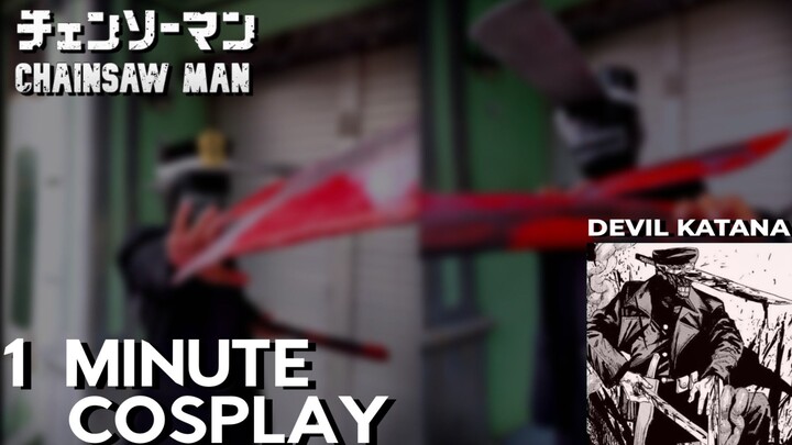 【 1MC 】 Tes Custom Cosplay Devil Katana Man - Chainsaw Man kaya gimana sih