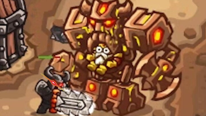 [Kingdom Rush] Black Knight: Ketika saya menjadi gila, bos dalam hitungan detik!