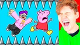 Can We Escape ROBLOX PEPPY PIGGY OBBY!? (PIGGY.EXE ATTACKED US!)