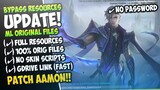 Latest! Bypass Resources - Aamon Patch Update - Fast Download Resources - MLBB - No Password