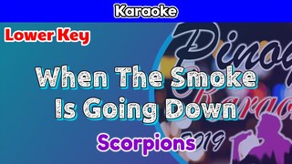 When The Smoke Is Going Down by Scorpions (Karaoke : Lower Key)