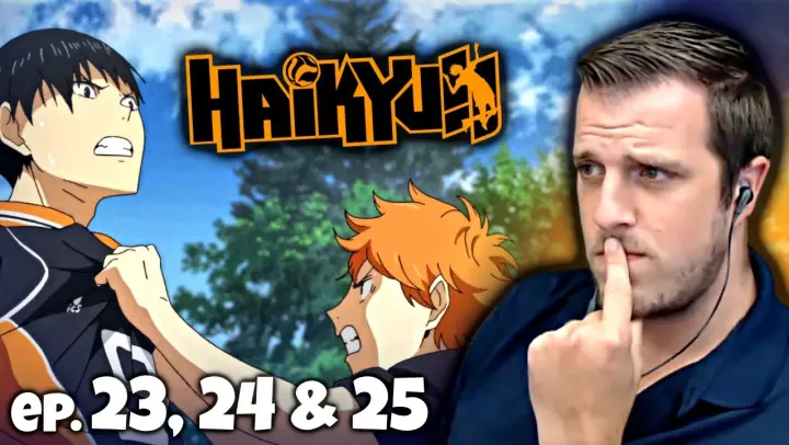 Haikyuu Episode 23 , 24 , 25 Reaction + Review