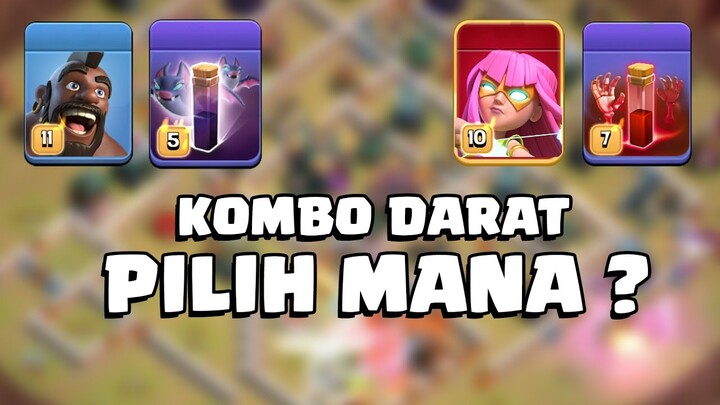 ASIKNYA MAIN DARAT,LEBIH OVER KILL MANA YAH? COC INDONESIA