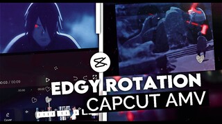 Edgy Rotation 💫 - Shakes, Transition, Bar Animated & RSMB/Motion Blur || CapCut AMV Tutorial