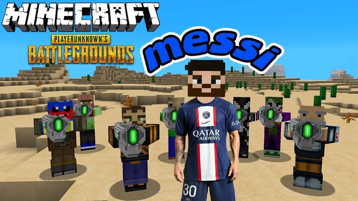 MİNECRAFT PUBG SAVAŞLARI MESSİ TAKIMDA - SuperAbuzi Minecraft Videoları