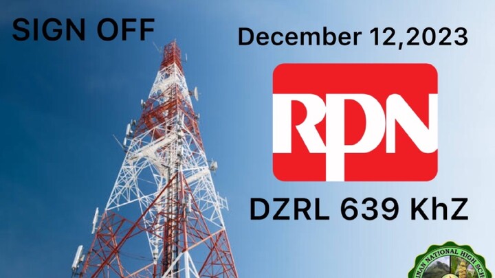 RPN DZRL 639 Radyo Ronda Batac Sign OFF (12-12-23)