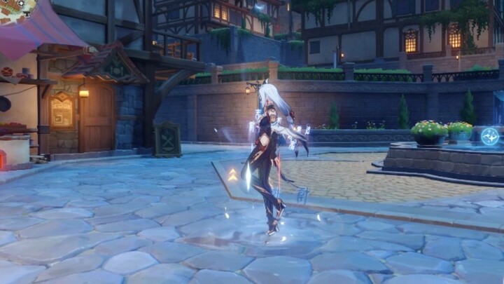 [Game] Pose Lompatan yang Mengagumkan oleh Shen He | "Genshin"