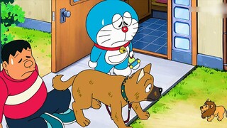 Doraemon: Nobita is forced to listen to the lion, even if he wants to eat him, he has no way to stop