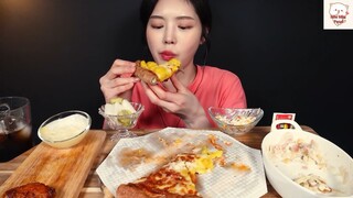 Thưởng thức Pizza siêu ngon 6 #MiuMiuFood