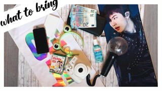 what to bring to a BTS concert (2020 edition)