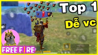 [Free Fire] TOP 1 DỄ VC | StarBoyVN | Nonolive