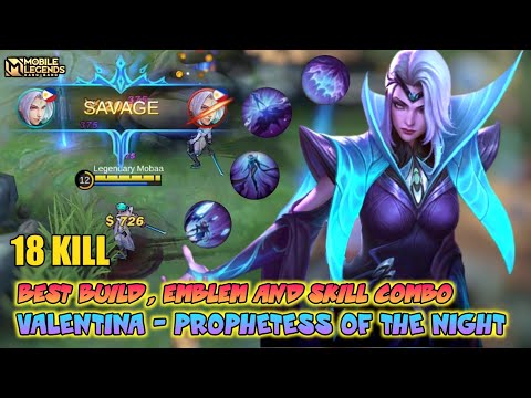 Valentina Mobile Legends , Valentina Gameplay Best Build And Skill Combo -  BiliBili