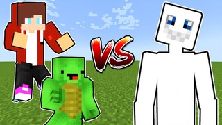 JJ and Mikey VS The Man from the Window (Minecraft Battle)