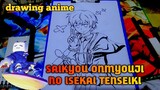 Drawing anime : Seika - Saikyou Onmyouji no Isekai Tenseiki.