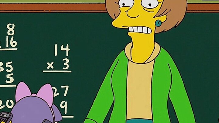 The Simpsons: Elementary school students with mobile phones become the norm in society, and teachers