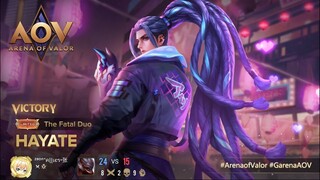 【AOV】HAYATE TOP SERVER | ARENA OF VALOR | LiênQuân | ROV | 傳說對決