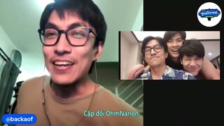 [Vietsub] OhmNanon "Mỗi lần gặp nhau là ôm, hôn má nhau"