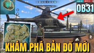 Free Fire - OB31 Xuất Hiện Máy Bay Trực Thăng Trong Map Mới | Khám Phá Map Mới Và Khu Vực Tuyết OB31