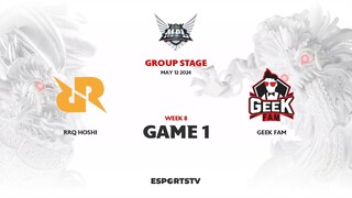 RRQ Hoshi vs Geek Fam GAME 1 MPL ID S13 | GEEK VS RRQ ESPORTSTV
