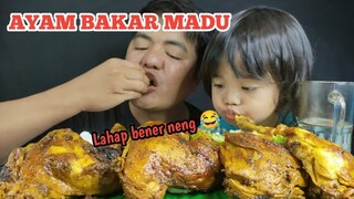 MUKBANG SAMA GENDHIS!! AYAM BAKAR MADU PLUS LALAPAN