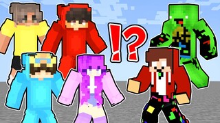 Cash and Nico and Zoey and Shady vs Glitch JJ and Mikey Maizen (Minecraft Battle)