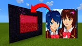 How To Make A Portal To The Sakura School Simulator Dimension in Minecraft!
