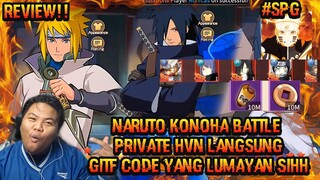 REVIEW GAME NARUTO Konoha HVN LANGSUNG DAPET 5 HERO SSR GRATIS SERTA UANG TIKET YANG  MELIMPAH