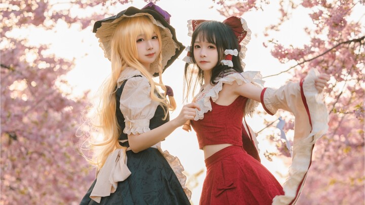 Bunga Sakura Reimu♥ Marisa Gensokyo | Dumpling-chan & Baka Ai