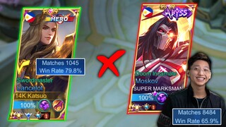 GLOBAL LANCELOT MET 8000 MATCHES MOSCOV STREAMER THIRDY GAMING! ( MOSCOV GOD )