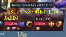 tutorial lesley vs odette 73 jatim #lesley #odette #ml #mlbb #mobilelegends