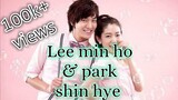 lee min ho & park shin hye beautiful photo collection