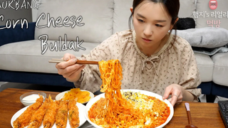 มุกแท้จริง ▶ หมี่ผัดชีสกุ้งแม่น้ำ REAL SOUNDASMR MUKBANG