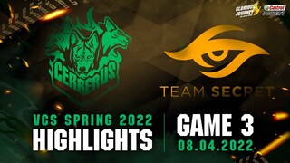 Highlights CES vs TS [Ván 3][VCS Mùa Xuân 2022][08.04.2022]