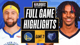 WARRIORS vs GRIZZLIES FULL GAME 2 HIGHLIGHTS NBA Playoffs 2022 Highlights Warriors vs Grizzlies 2K22