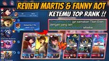 Review Skin Martis & Fanny AOT Malah Ketemu Top Global Rank !! Zama Pakai Skin Eren Ngeri Abiezzz🥶