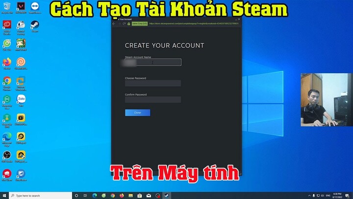 Cách tạo tài khoản Steam cài đặt Steam | Cách tạo TK Steam