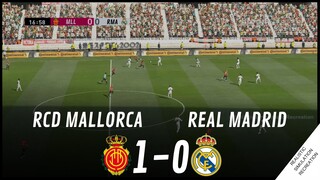 RCD MALLORCA vs REAL MADRID [1-0] • HIGHLIGHTS | TheMostRealistic Simulation & Recreation