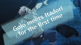 Gojo meets Itadori for the first time