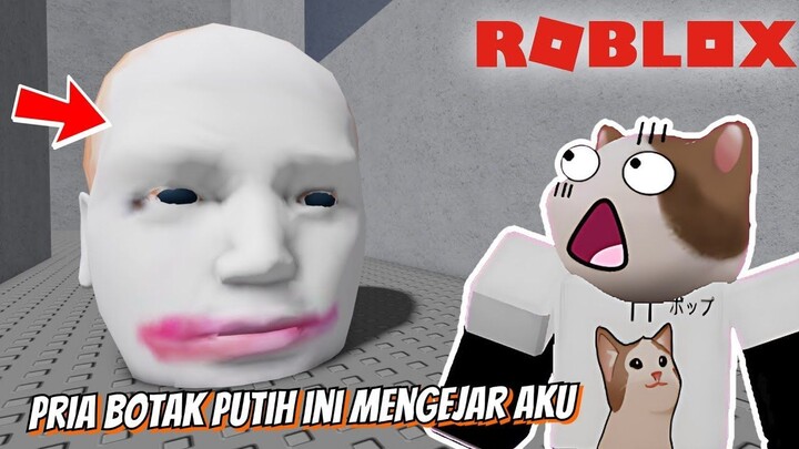 LARI DARI KEJARAN PRIA BERKEPALA BOTAK - Roblox Escape Running Head Indonesia