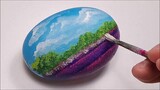 KING ART    HOW TO DECORATE A RIVER STONE  N  322