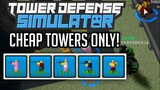 Cheap Towers Only | Tower Defense Simulator | ROBLOX