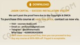 Jason Capital - Success Installation System