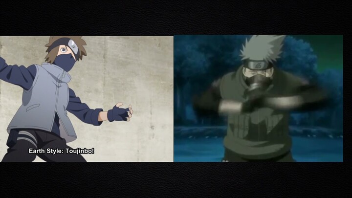 Kakashi's Hand Sign vs Houki's Hand Sign