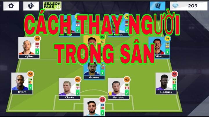 Dream league soccer 2021 hack - Cách thay cầu thủ trong dream league soccer 2021